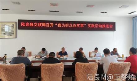 县文旅局召开“我为群众办实事”实践活动推进会