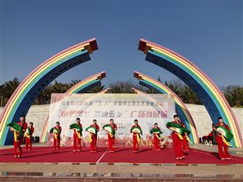 舞动爨乡绽芳华 巾帼筑梦谱新篇——陆良县成功举办庆